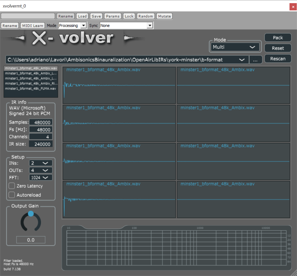 Xvolver, imporperly set up